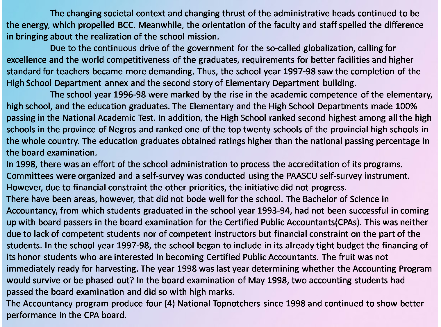 bcc elementary and college department page 3